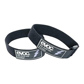 EVOC TAILGATE PAD STRAP E-RIDE, fettuccia elastica (pratiche cinghie per bici, cinghie per portabici, anelli di fissaggio, dimensioni: 0,5 x 3 x 42 cm, peso: 110 g), Nero