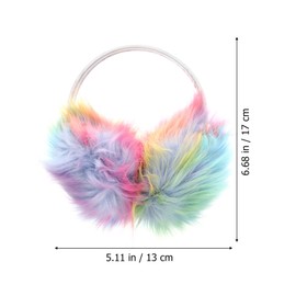 Kichvoe 1 Pc warm earmuffs Adorable Headwear Faux Fur Ear adorable ear fluffy ear- flag ear protection earbuds ear muffs ear warmers Ear Cover for Cold Weather Plush heater sports girl