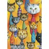 Inkognito 42211 Cat Ties Artist Bernhard Oberdieck Transparent Pockets A4
