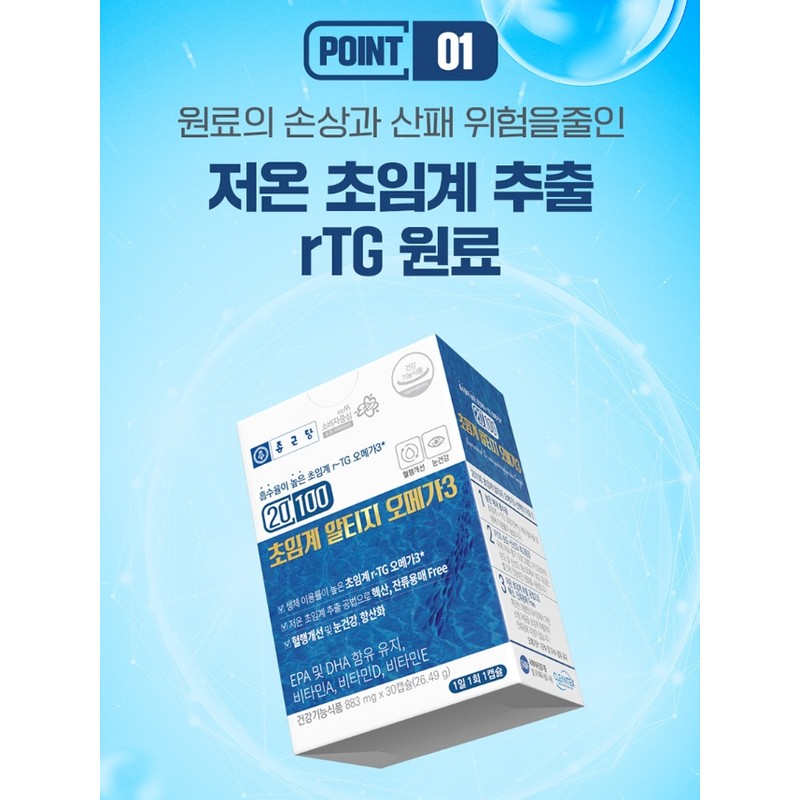 Chong Kun Dang Supercritical Altige Omega 3 efficacy, blood vessel