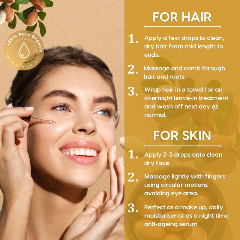 Moroccan Argan Oil 100% Pure 100 ml