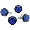 Chris Products License Plate Bolt Reflectors CH40B,Blue