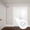 Worldity 10 Pack White Shutter Hinges,3 Inch Non Mortise Hinge,