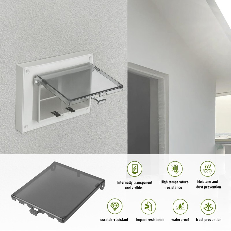 DBV2C-1 Outlet Electrical Tool Box cover,Extra Duty Replacement in-Use for