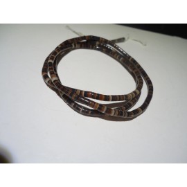 FIRE MOUNTAIN NOS WHOLESALE JEWELRY HEISHE BEADS 2-3MM BROWN LIP SHELL 24" STRAND NECKLACE