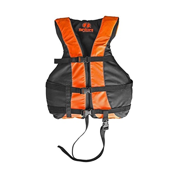 Hardcore Water Sports High Visibility Life Jacket Vest with Additional