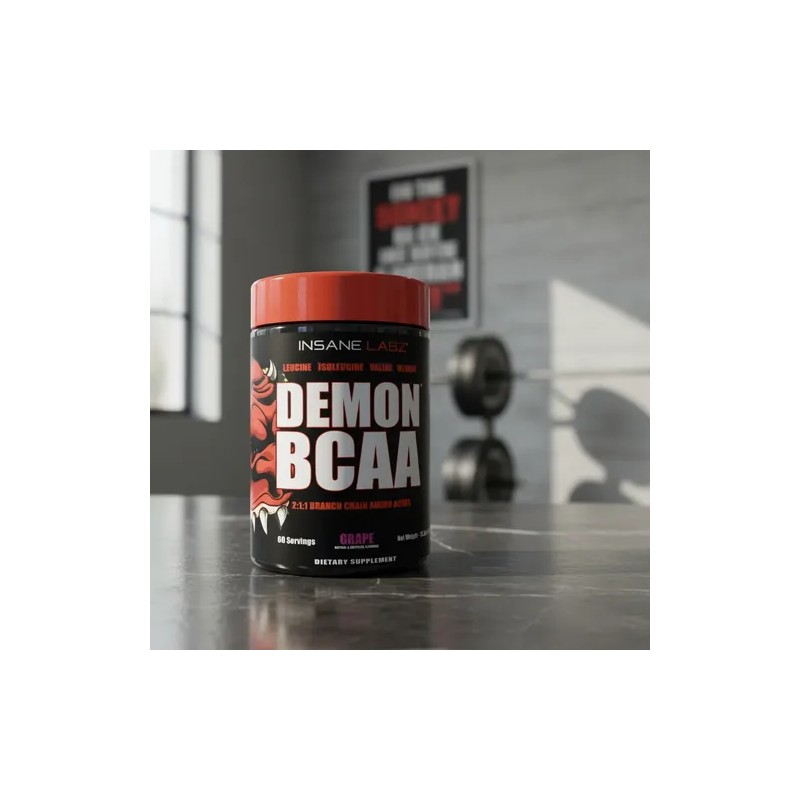 Aminoacidos Demon Bcaa Insane Labz 60 Serv. Sabor Uva Sabor