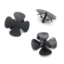 VVO Fasteners- Black Plastic Bonnet Insulation & Soundproofing Clips for Honda Civic, Jazz, CR-V, HR-V, (Pack of 10)