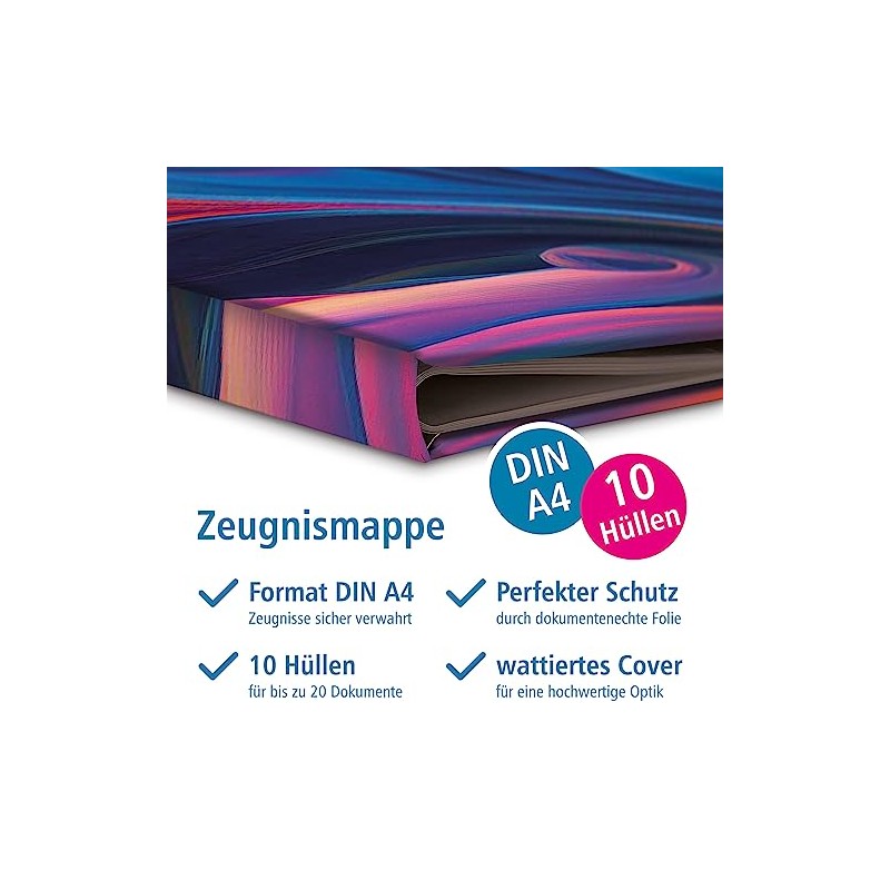itenga Certificate Folder with Motif DIN A4 Document Folder Certificates