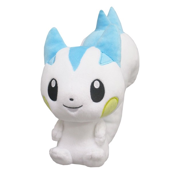Sanei Boeki PP103 Pokémon All Star Collection Plush Toy, Pachirisu, Size S, W 3.9 x D 8.9 x H 8.3 in (10 x 22.5 x 21 cm)