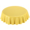 Home Direct Oilcloth Tablecloth Washable Round 140 cm Yellow