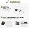 PGmoon 2 Layer Golf Trunk Organizer, Golf Car Storage Organizer