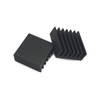20pcs Aluminum Heat Sinks 14x14x6mm Black