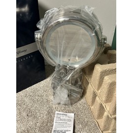 Kimball & Young Lighted 5x Double Sided Tabletop Makeup Mirror - Brushed Nickel