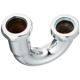 SANEI PH70-67-25 U-Pipe for Traps, For Metal Traps, Pipe Diameter 1.0 inches (25 mm)