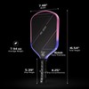 LUZZ Pickleball Paddles, T700 Carbon Fiber Professional Pickleball Paddle Pro2