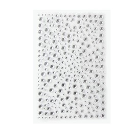 KIMOBER 325pcs Clear Rhinestone Stickers,Self Adhesive Bling Gems Embellishment Stickers for DIY Craft, Nail Art