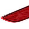2 Pcs Rear Bumper Reflector Left Right TO1185110 Red Tail