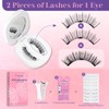 Crislashes Magnetic Eyelashes, Magnetic Lashes with Applicator, Reusable Wispy 3D