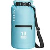 HEETA Waterproof Dry Bag with Front Zippered Pocket for Women