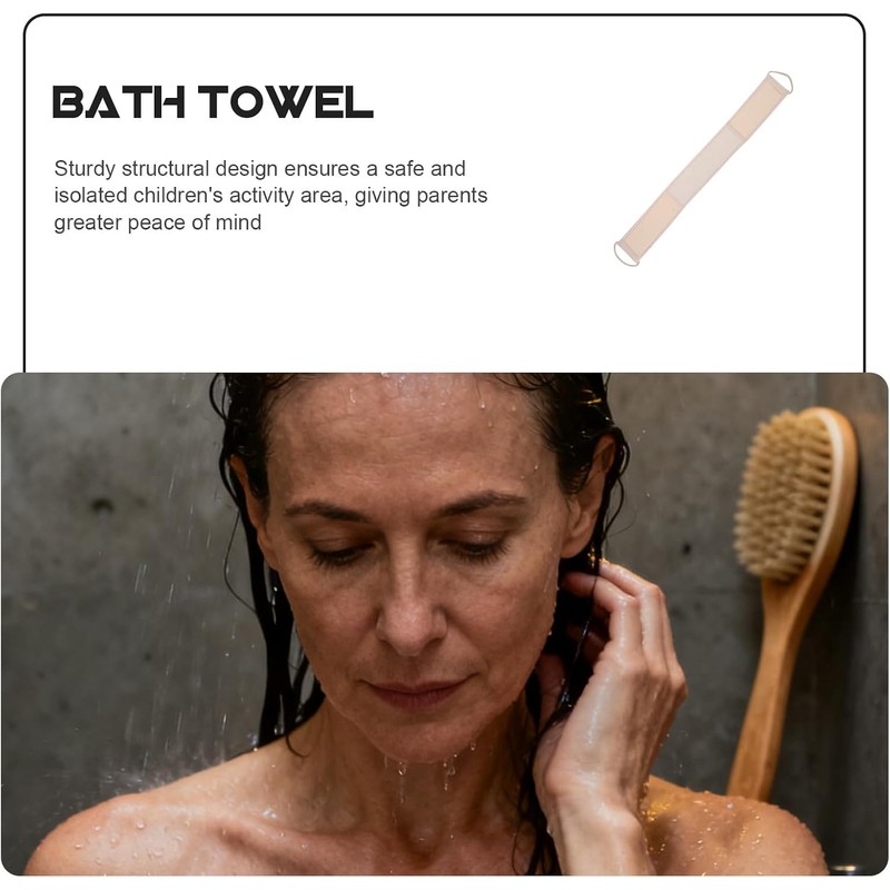 Toalla de Baño de Lufa Beige CORHAD para Exfoliar Cuerpo