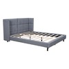 Harper & Bright Designs Queen Size Upholstered Platform Bed Frame
