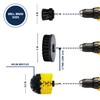 Diamond Shine 21-Piece Drill Power Scrubber Attachment Set – Includes