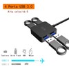 ICZI USB Hub, USB Splitter USB Hub 3.0 4 Port