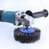 EHRHOLZ® Sanding Brush for Angle Grinders, 140 mm Diameter, Round