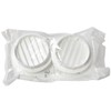 3" White Plastic Round Soffit Vents (Pack of 4)