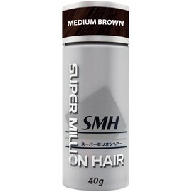 Super Million Hair - 1 x 40g Hair Building Fibres - No.23 Medium Brown