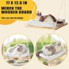 Ojluoj Cat Window Perch Cat Hammock Kitten Window Seat with