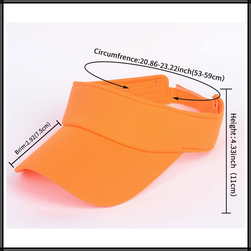 White Fang CA541 Women's Visor, Sun Visor, Plain, Hat, Stylish,