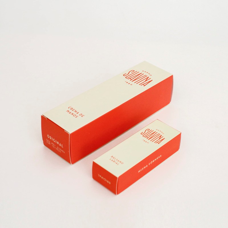 Suavina Lip Balm Tube Hand Cream Set