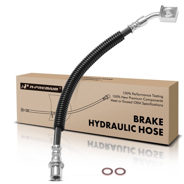 A-Premium Front Passenger Brake Hydraulic Hose Compatible with Select Chevy