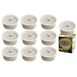 10 x Trango dimmable LED module 6 watts warmwhite for downlights TGMO15-D
