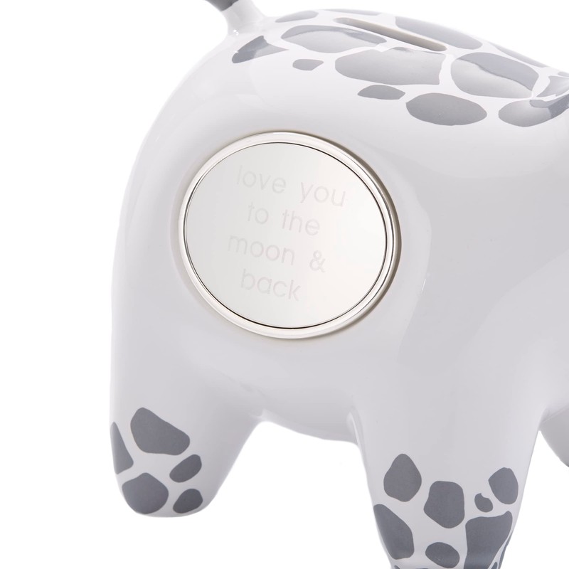 THINGS REMEMBERED Engraved Giraffe Ceramic Coin Bank for The New