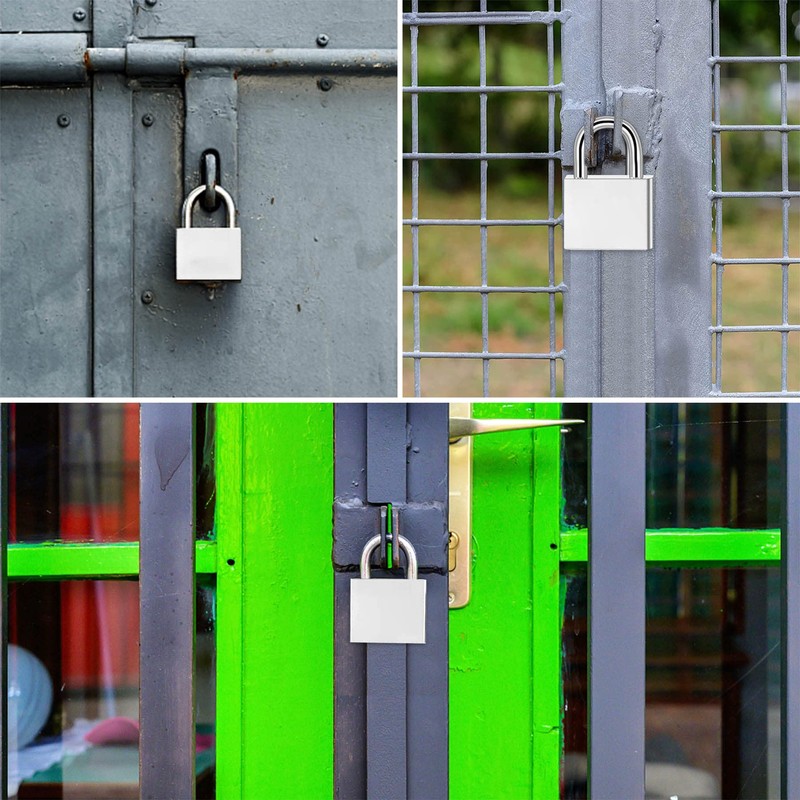Padlock 40 mm with 4 Keys, Locks with Keys, Padlock