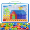 ITODA 592 PCS Mushroom Nails Jigsaw Puzzle Board Mosaic Toys