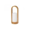 Duni 4 pieces LED lamp glass/bamboo 240x100 mm easy Home
