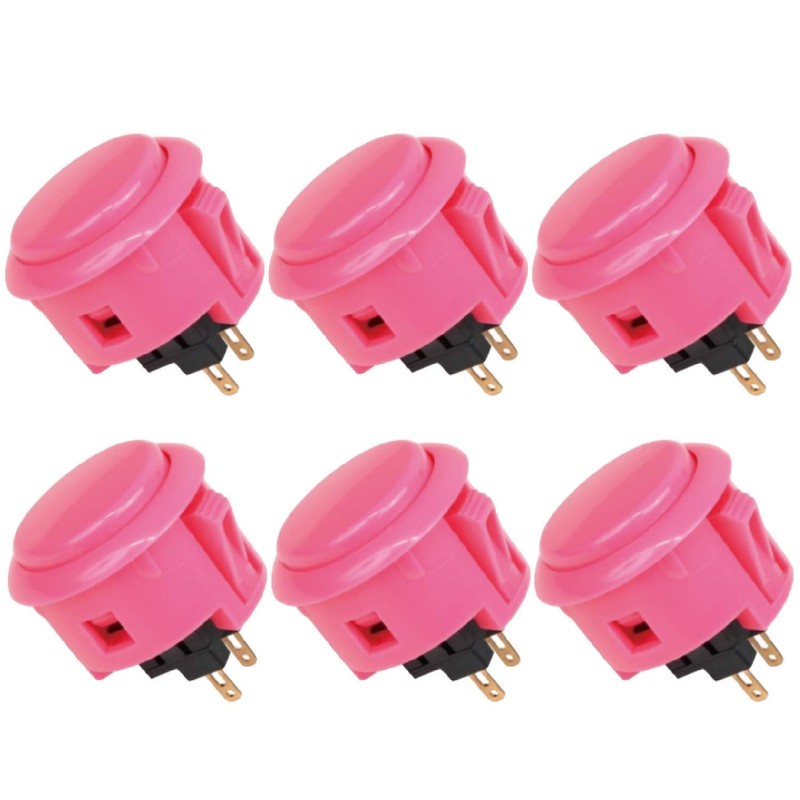 Sanwa 8 pcs OBSF-30 Original Push Button 30mm - for