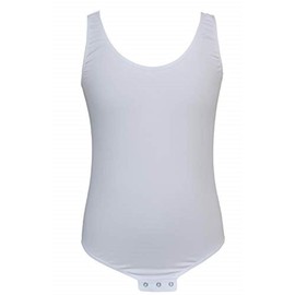 Benefit Wear Adult Unisex Adaptive Anti-Strip Bodysuit Onesie with Snaps at Shoulders and Crotch (White, 3X)