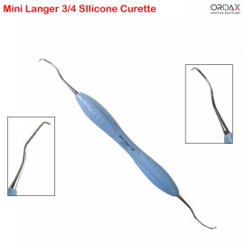 OROAX Dental Periodontal Mini Langer 3/4 Curette Used for Scaling and Root Planing CE