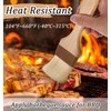 Wooden Handle Pastry Brushes, ValueBargain 2pcs Natural Bristle Basting Brush,