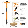 Stand-Up Weed Puller Tool for Home Gardens – 3-Claw Long