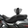 TCMT Black Front Rider Driver Backrest Pad Fit For Harley