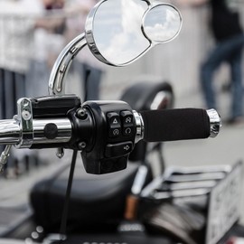 Motorcycle Grip Warmer Sleeves - Fast Heating USB Heated Grip Covers - Black Grip Warmer Sleeves, Ultra-Thin Hand Grip Warmer for Sportbike