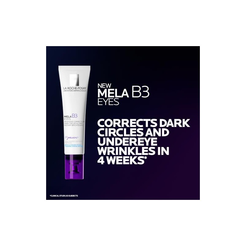Roche Posay Mela Crema Contorno Ojos Combate Ojeras 15ml