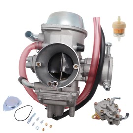 SVKZGFZ YXR660 Carburetor & Fuel Pump for Yamaha Rhino 660 YXR660 2004 2005 2006 2007 ATV UTV Carb Replace #5UG-14901-00-00