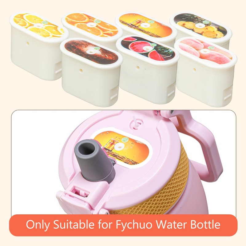 7 PCS Fychuo Water Bottle Flavour Pods, 0 Calories |